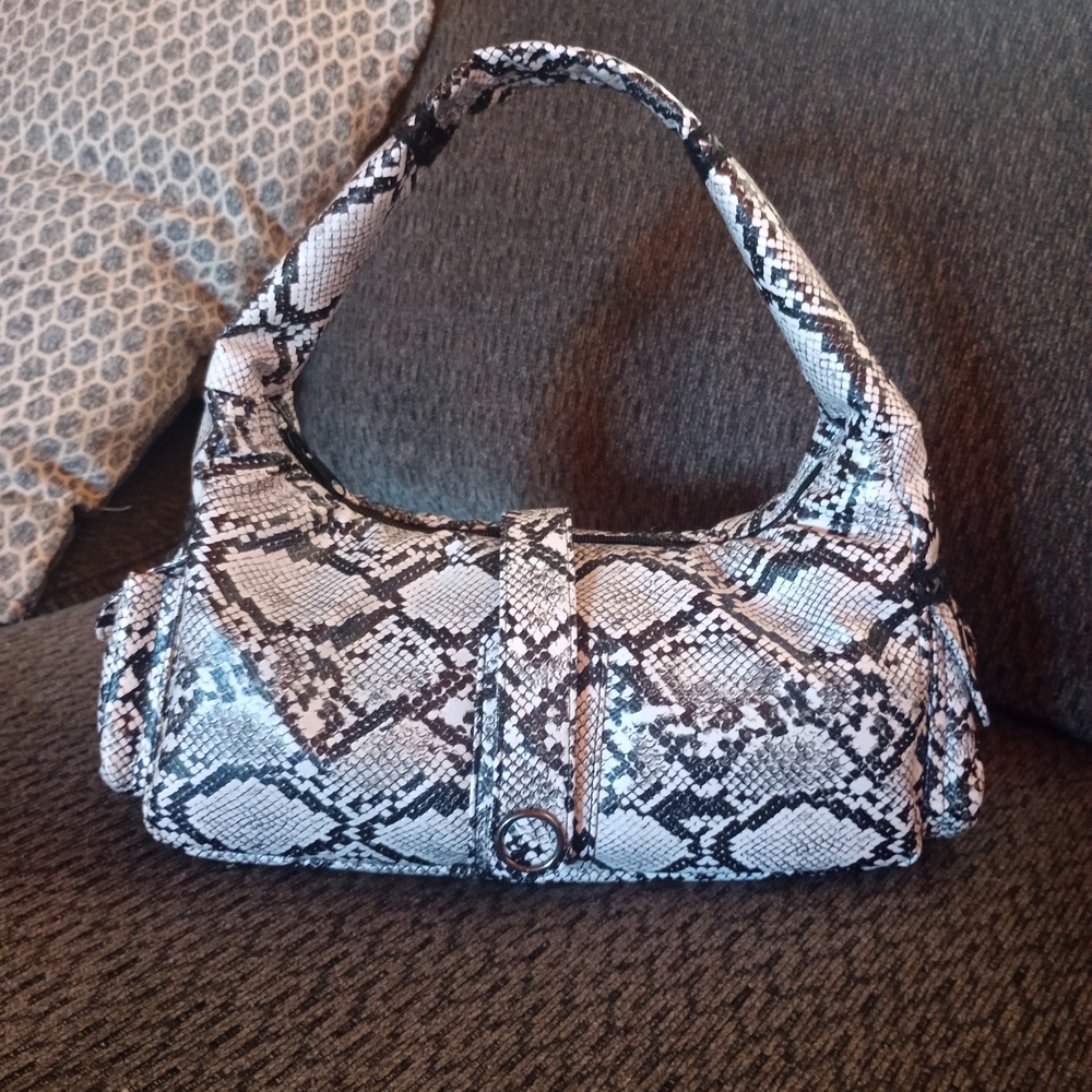 Homemade Faux Snakeskin Handbag, Purse, Birthday, Christmas Gift